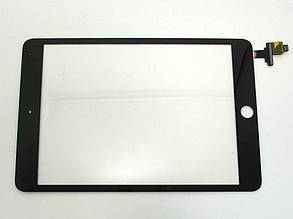 Тачскрин Apple iPad Mini3, 7.9" Black Оригинал (A1599 A1600 A1601) (without IC Flex Connector, Home Button and