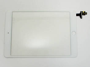 Тачскрин Apple iPad Mini3, 7.9" White Оригінал (A1599 A1600 A1601) (Без IC Flex Connector, Home Button and Home