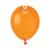 Латексні повітряні кульки 5" пастель 04 помаранчевий, Gemar