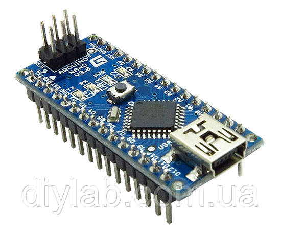Arduino Nano V3.0 ATmega328 FT232 + USB Cable - фото 2 - id-p60689321