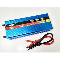 Перетворювач з чистою синусоїдою AC/DC 12v 1200W