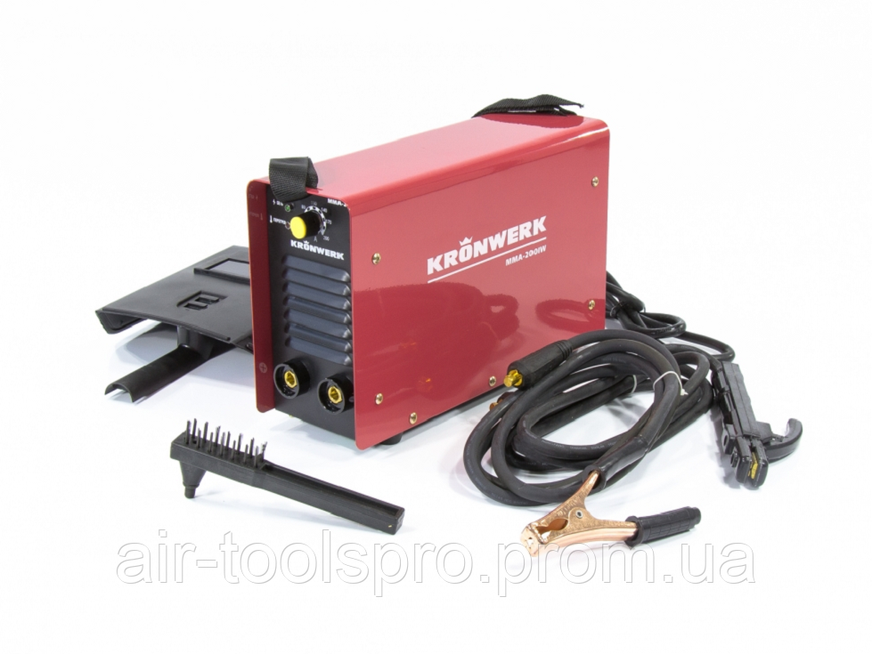Апарат інверторний дугового зварювання MMA-200W, 200 А, KRONWERK