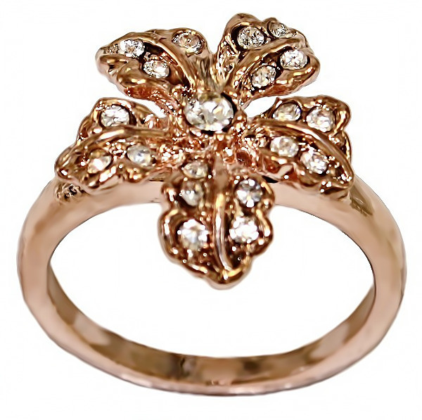 Кільце жіноче, Булат. Камені: Діаманти. Колір: позолота з кр. від. Їс 17р. 18р. 19р. 20р. В пакованні 12 кілець.