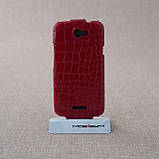 Чехол Covert Leather Flip HTC One X red, фото 3