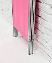 Ширма косметологічна рожева 200х180см, фото 5