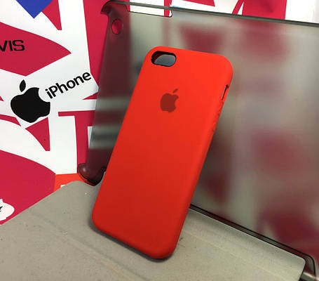 Чохол для iPhone 5 5s se накладка на бампер протиударний Original Soft Touch червоний, фото 1