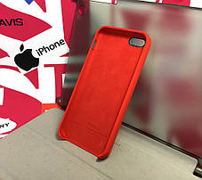Чохол для iPhone 5 5s se накладка на бампер протиударний Original Soft Touch червоний, фото 3