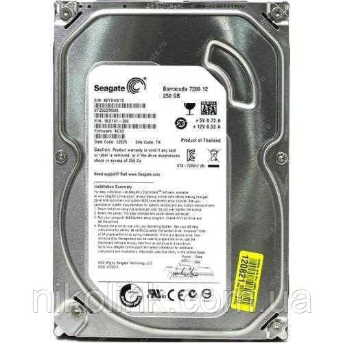 Жорсткий диск 250GB Seagate Barracuda 7200rpm 16MB 3.5" SATA III (ST250DM000), б/в