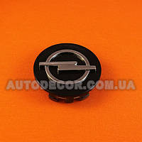 Колпачки заглушки на литые диски Opel (58,5/56/11) C-502A черные