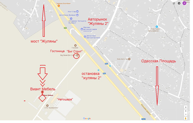 Схема проїзду