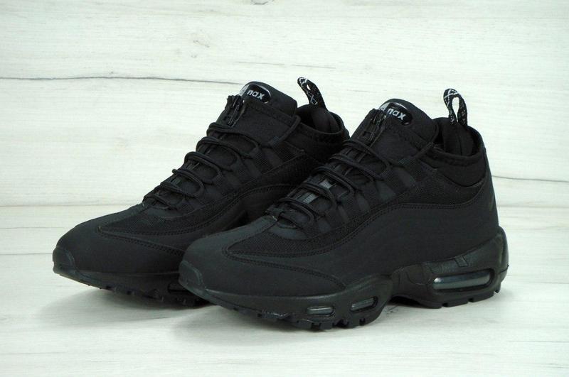 Чоловічі кросівки Nike Air Max 95 Sneakerboot "Triple Black"