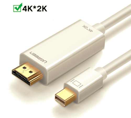 Кабель Ugreen/Cabletime mini DisplayPort (Thunderbolt 1/2) - HDMI 4К*2К версія 1.4
