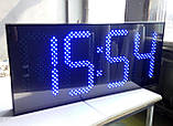 Електронні вуличні годинник з термометром 1100х500, фото 5