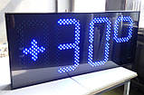 Електронні вуличні годинник з термометром 1100х500, фото 6