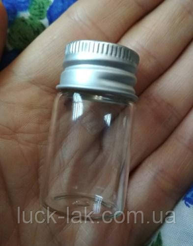 Баночка скляна 22х40 мм, 10 мл закрутка, фото 1