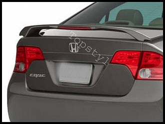 Спойлер на багажник тюнінг Honda Civic