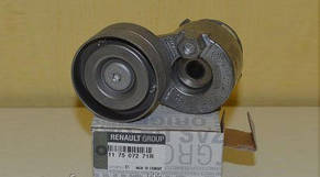 Натяжний ролик ременя генератора (+AC) на Рено Трафік 1.9dci / Renault ORIGINAL 117507271R, фото 1
