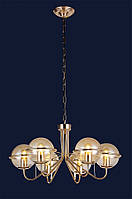 Золота підвісна люстра