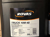 Напівсинтетична моторна олива Rovas Truck 10w40 20L