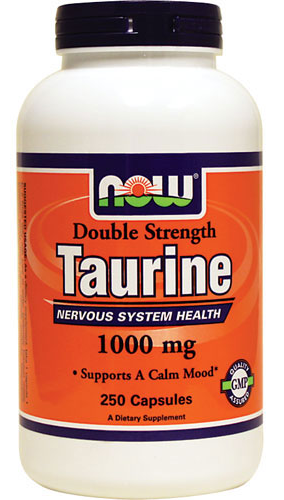 Таурин Now Foods Taurine 1000mg 250caps