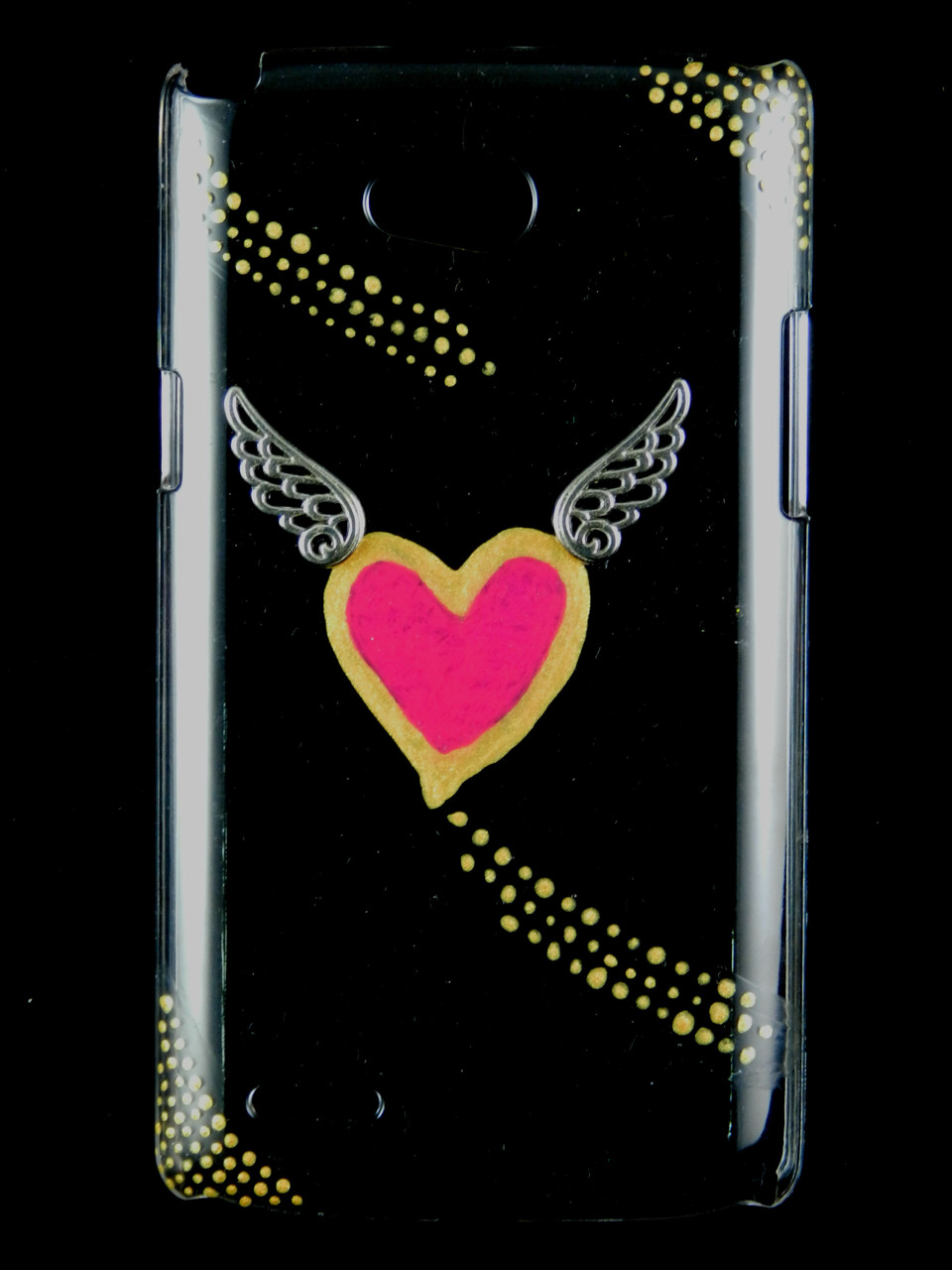 Чохол накладка на LG L80 Dual SIM D380, ручної роботи "Flying Heart"