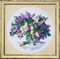 Набір для вишивання у змішаній техніці Бузок М-147