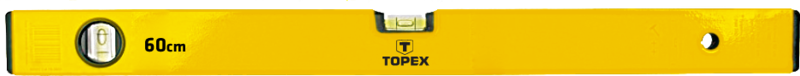 Рівень алюмінієвий Topex, тип 500, 80 см, 2 вічка