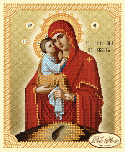 Малюнок на тканині для вишивання бісером Сонечко Почаївська ТИМ-011