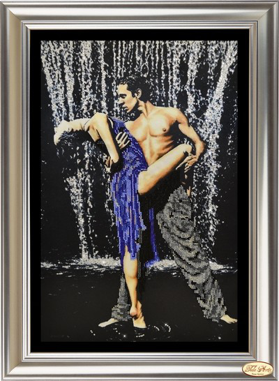 Набір у змішаній техніці (бісер + стрази) Дивні танці 3 Нс-003