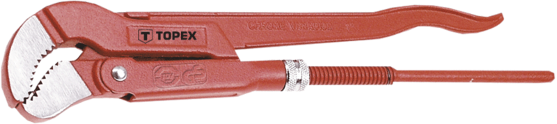 Ключ трубний S-подібний Topex, 420 мм, 1.5", фото 1