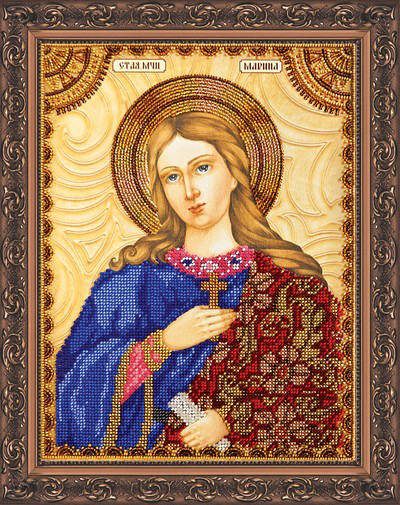 Набір для вишивання бісером Свята Марина АА-058