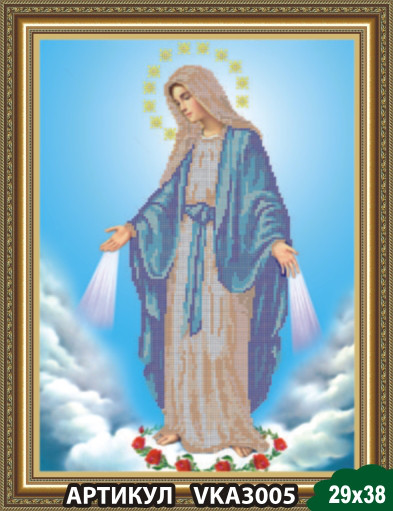 Малюнок на тканині для вишивання бісером Непорочне зачаття VKA3005