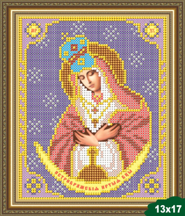 Малюнок на тканині для вишивання бісером Остробрамська  VIA5006