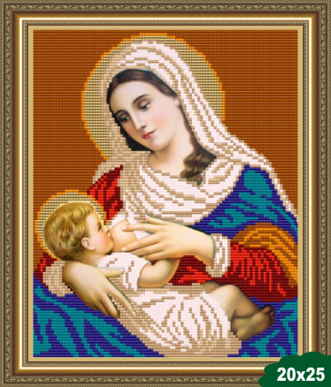 Малюнок на тканині для вишивання бісером Кормілиця VIA4010