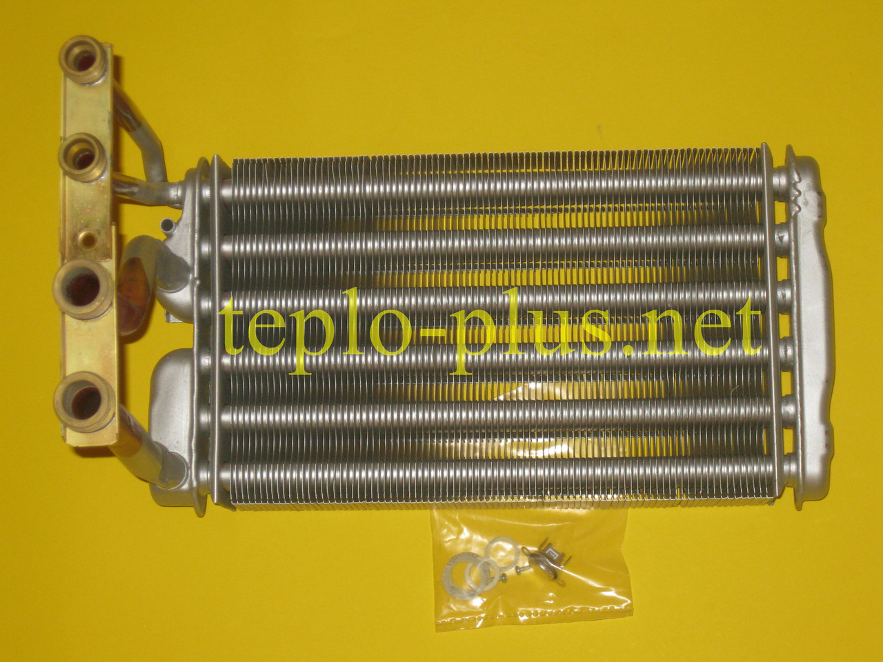 Бітермічний теплообмінник 8715406546 Junkers Eurosmart, CeraclassComfort, Bosch Gaz 4000 W, Gaz 5000 W