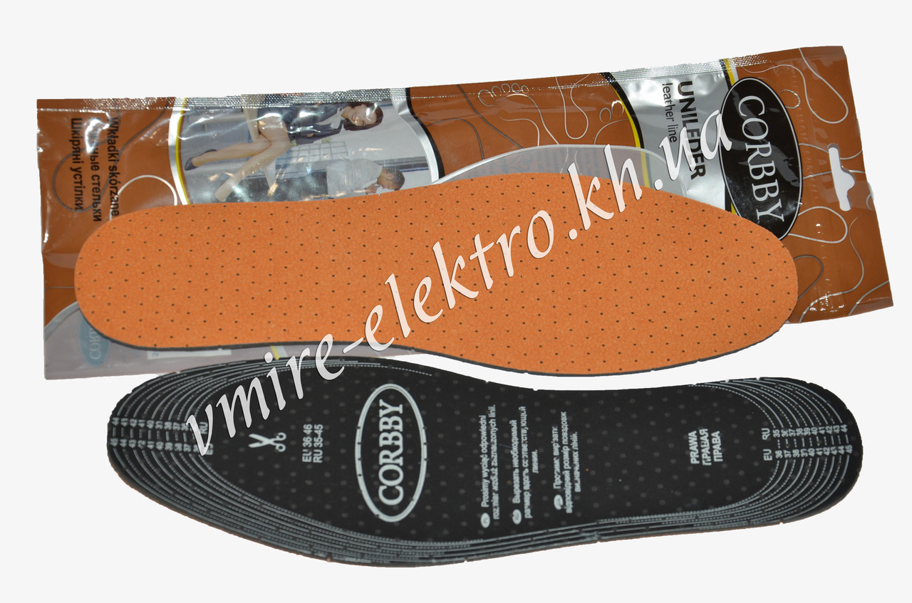 Устілки шкіряні універсальні Corbby Unileder 35-45