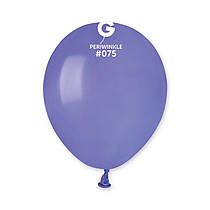 Латексні повітряні кульки 5" пастель 75 барвінок синій, Gemar