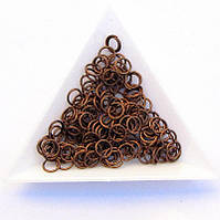 З'єднувальні кільця діаметр 6 мм товщина 0,7 мм мідь (приблизно 0,5 кг)