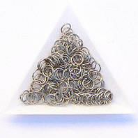 З'єднувальні кільця діаметр 7 мм товщина 0,7 мм сталь (приблизно 0,5 кг)