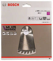 BOSCH Multi Material 160х2,4х20/16, 42 зуба - Пильний диск для циркулярних пилок ручних