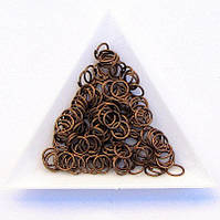 З'єднувальні кільця діаметр 7 мм товщина 0,7 мм мідь (приблизно 0,5 кг)