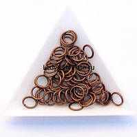 З'єднувальні кільця діаметр 8 мм товщина 1,2 мм мідь (приблизно 0,5 кг)