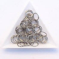 З'єднувальні кільця діаметр 10 мм товщина 0,7 мм сталь (10 г)