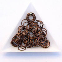 З'єднувальні кільця діаметр 10 мм товщина 0,7 мм мідь (10 г)