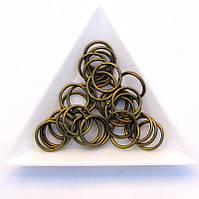 З'єднувальні кільця діаметр 12 мм товщина 1,2 мм бронза (приблизно 0,5 кг)