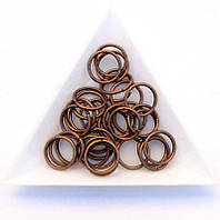 З'єднувальні кільця діаметр 12 мм товщина 1,2 мм мідь (приблизно 0,5 кг)