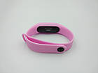 Ремінець Xiaomi Mi Band 2 MiJobs силіконовий з рамкою Світло-рожевий / Білий 1088P, фото 2