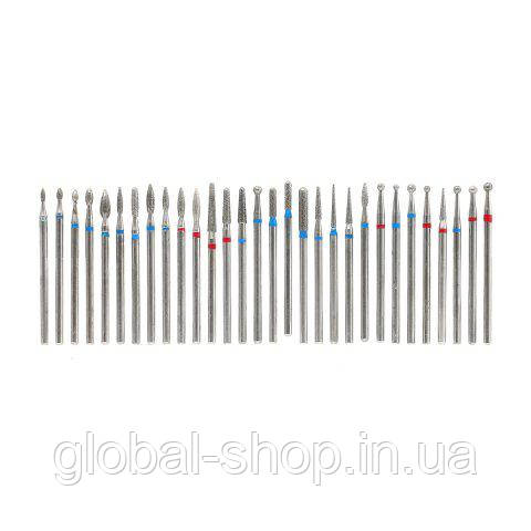 Набір насадок для манікюру Diamond Drill Bit Set, 30 штук