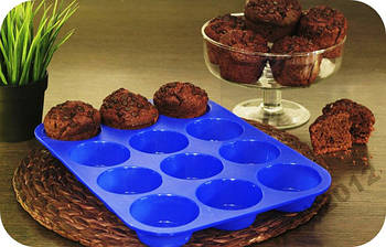 Силіконова форма для випікання кексів Home Essentials B990