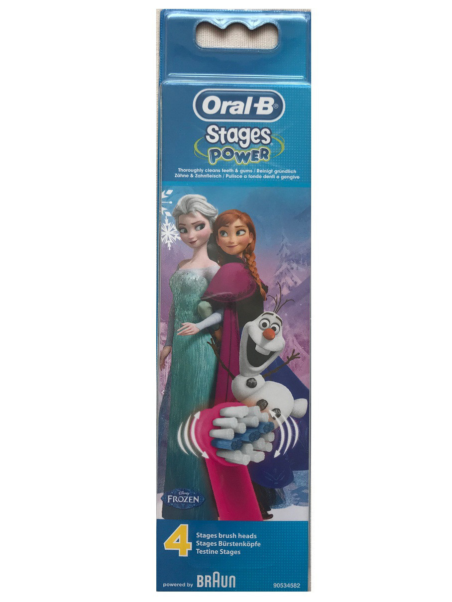 Насадки для зубных щеток Oral-B Stages Power (фрозен) 4 шт